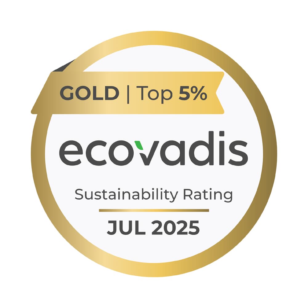 médaille d'or EcoVadis 2025